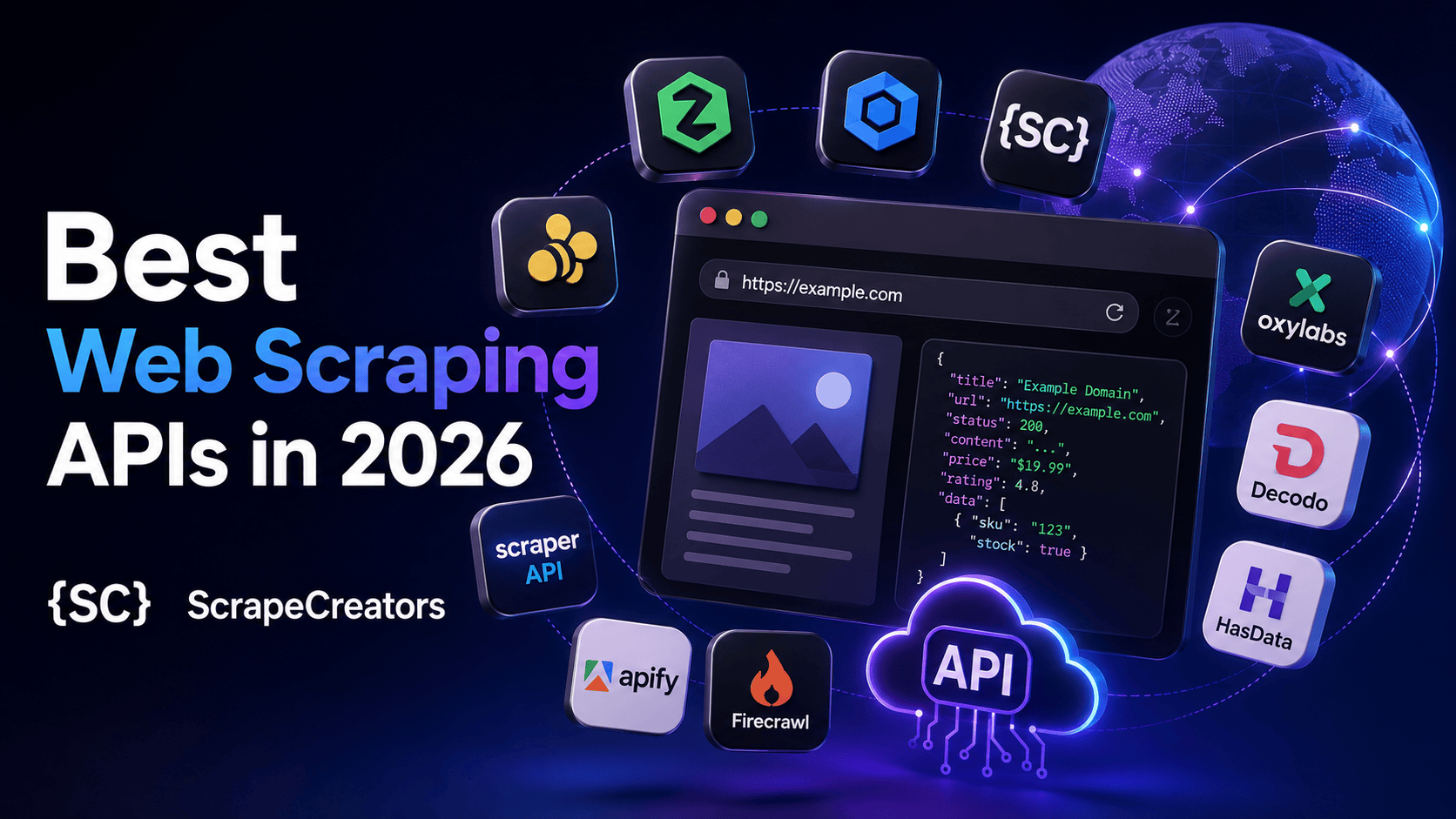 The best web scraping APIs of 2026 compared by price, success rate and features