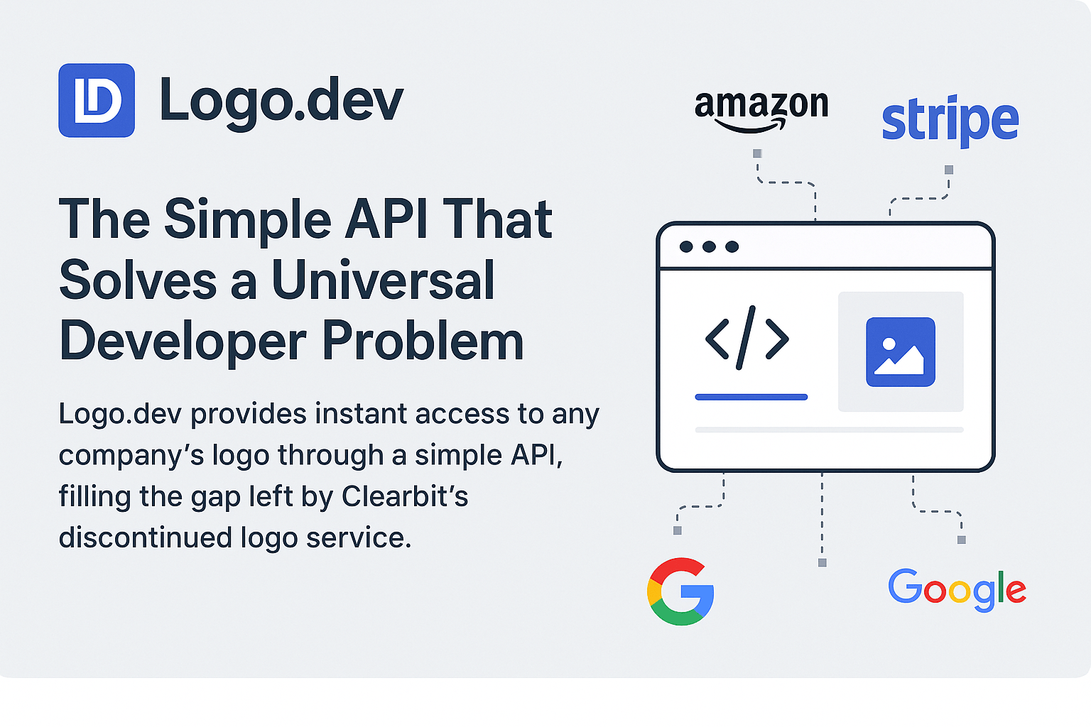 Logo.dev: The Simple API That Solves a Universal Developer Problem