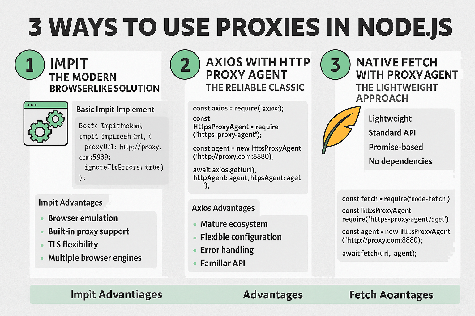 3 ways to use proxies